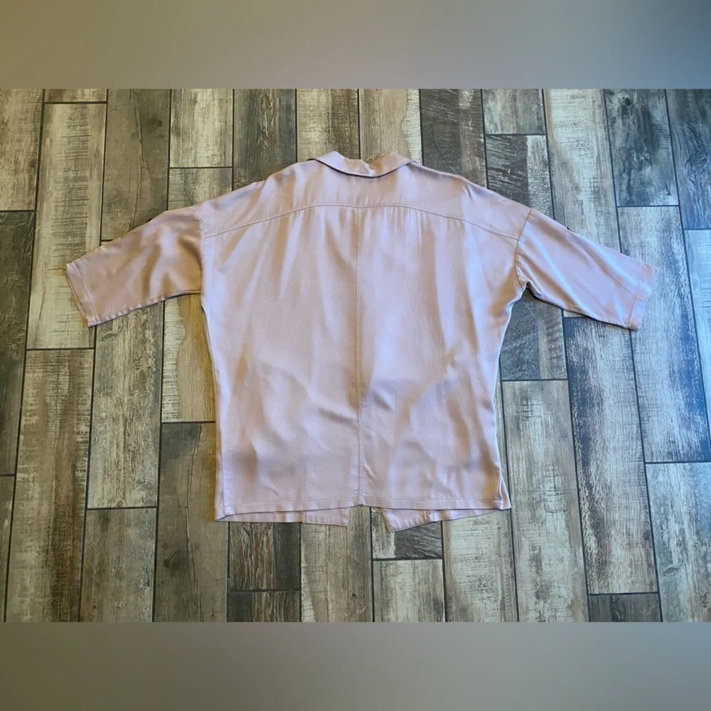 Lulu's Blush Pink Open Front Jacket - Picture 9 of 16